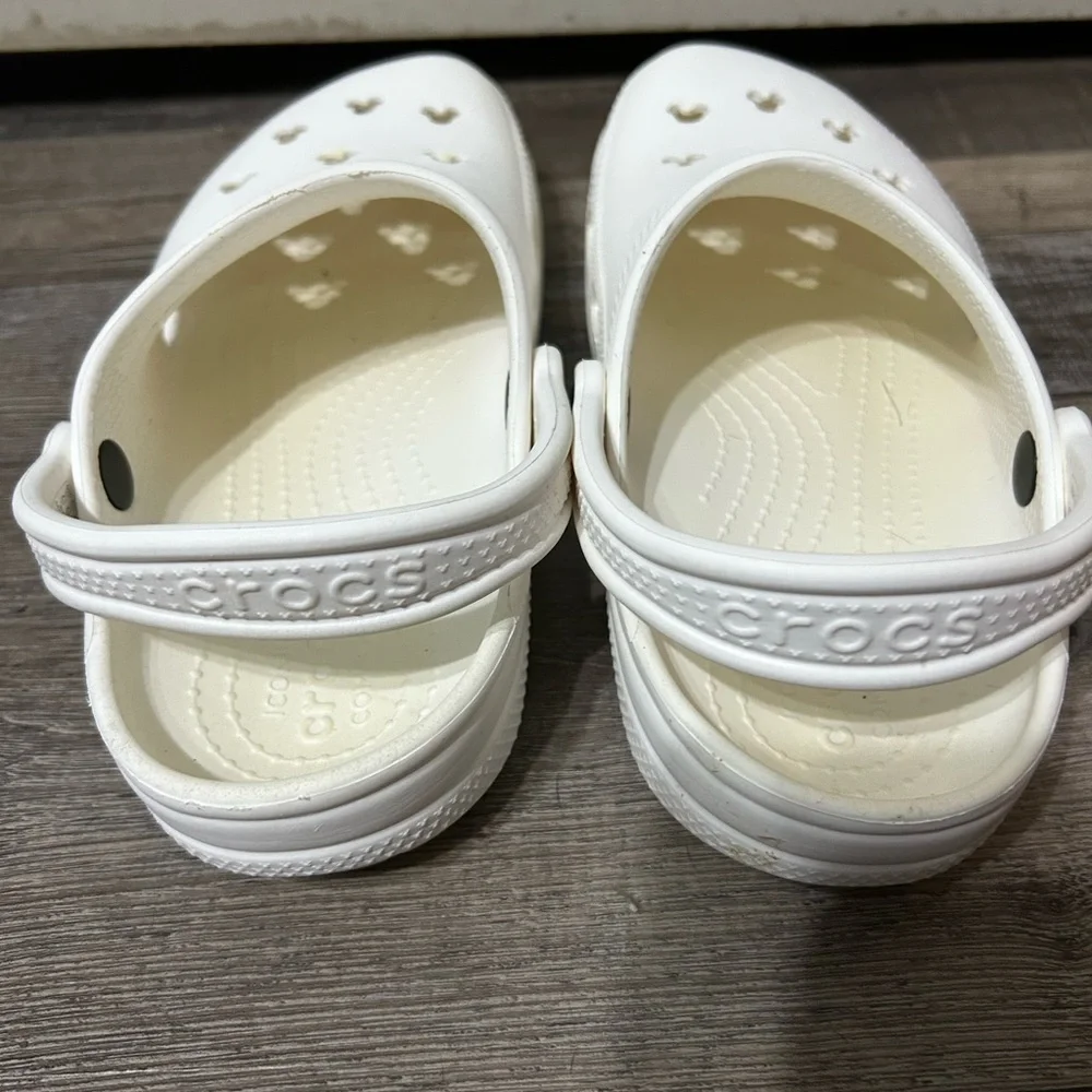 Disney Mickey Mouse CROCS Classic White Clogs - Picture 11 of 11